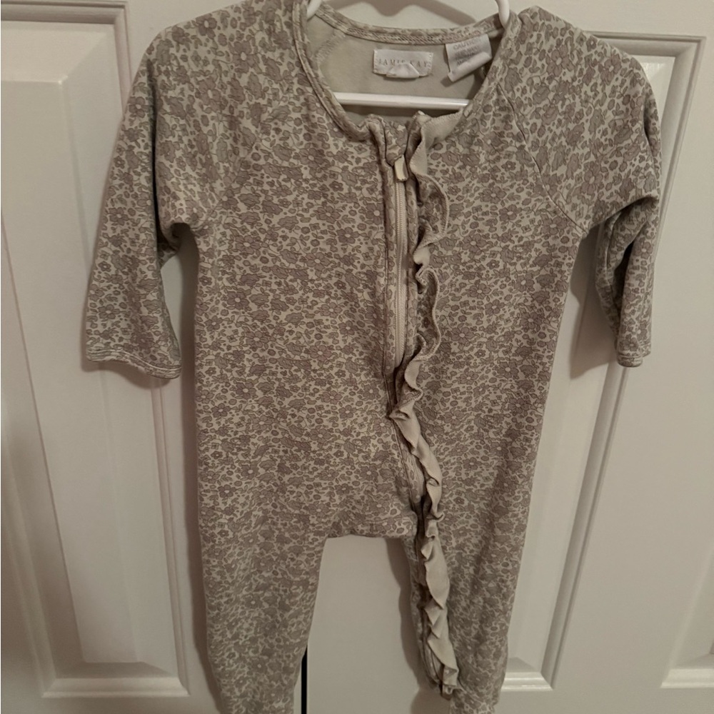Preloved Jamie Kay Lavender Floral Baby Outfit
